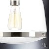 Urban Ambiance Luxury Luxe Industrial Pendant Light,  11"H x 11"W,  Polished Nickel Finish, UHP2534 - 4 of 4