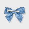 Girls' 4pk Lace Bow Clips Set - Cat & Jack™️: Fashion Hair Accessories, All Hair Types, Polyester - 3 of 4