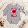 The Juniper Shop Little Miss Valentine Skateboard Baby Long Sleeve Bodysuit - 2 of 3