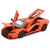 Lamborghini Countach LPI 800-4 Orange with Red Interior "Special Edition" 1/18 Diecast Model Car by Maisto - 2 of 3