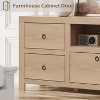 GustoWave Farmhouse TV Stand for 75/80 Inch TVs, 70" Long Entertainment Center with 6 Storage Drawers & Soundbar Shelf - 4 of 4