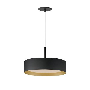 ET2 Lighting Echo 1 - Light Pendant in  Black/Gold - 1 of 4