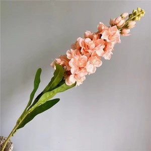 Attop Big Artificial Hyacinth Violet flower branch fleurs artificielles for autumn fall home wedding decoration fake flowers wreath - 1 of 4