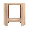 Kate and Laurel Cakora Capsule Wood Side Table, 22x13x22, Natural - 4 of 4