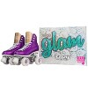 Crazy Skates Glam Roller Skates For Women And Girls - Dazzling Glitter Sparkle Quad Skates - 4 of 4