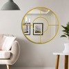 36" Round Wall Mirror Decorative Home Decor,Finish Round Wall Mirror,36 IN Decoration Metal Round mirror For Living Room-The Pop Home - 3 of 4