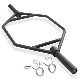 Philosophy Gym 2" Olympic Hex Trap Bar - Pro Barbell for Deadlifts, Shrugs & Squats - 1 of 4