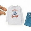 I'd Rather Be Skiing - Youth Long Sleeve Graphic T-Shirt - 3 of 4