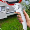 Camco 44023 Sleek Round High Flow Outdoor Shower Head Attachment with On and Off Switch and Rain Setting for RVs and Boats, White - 4 of 4
