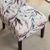 Sapphtopaz Accent Chair Print Fabric Armless Chair Lounge Chair Modern Living Room Chair Comfy Chair for Living Room - 2 of 4