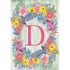 Briarwood Lane Spring Garden Flag 18x12.5 For Outdoor Spring Monogram Letter D Garden Flag Flag For Spring Garden Flag Flags For Outside - 3 of 4