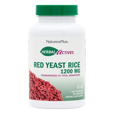 Herbal Actives Red Yeast Rice by Nature's Plus  -  120 Capsule