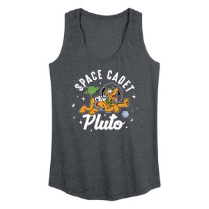Women's - Disney - Space Cadet Pluto Graphic Racerback Tank - 1 of 4