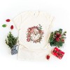 Simply Sage Market Floral Santa Short Sleeve Tee - 3 of 4