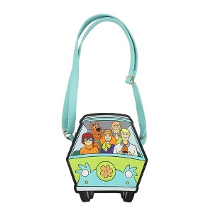 Scooby Doo Mystery Machine 8" Women's Novelty Crossbody Bag - 1 of 4