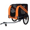 Yukimo 36"H Large Folding Dog Bike Trailer - All-Terrain Pet Carrier, Durable Steel Frame for Cycling/Jogging/Camping - 4 of 4