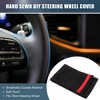 Unique Bargains Faux Suede Car Hand Sewn DIY Steering Wheel Cover - 2 of 4