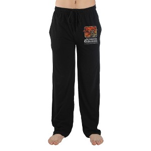 Dungeons & Dragons Logo Adult Men's Black Graphic Sleep Pajama Pants - 1 of 3