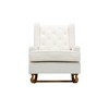 Dolonm  High Back Rocking Chair - Mid-Century Inspired, Arm Height, Foam-Filled Comfort for Reading Nook or Living Room - 2 of 4