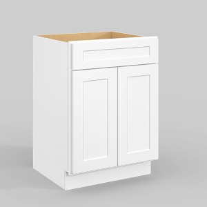 LOVMOR 24"W*21"D*34.5"H in Plywood Soft-Close Bath Vanity Cabinet without Top for Kitchen, Bathroom, Living Room - 1 of 4