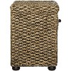 Musa 1 Drawer Wicker Nightstand - SEA8003 - Brown Wash - Safavieh - 3 of 4