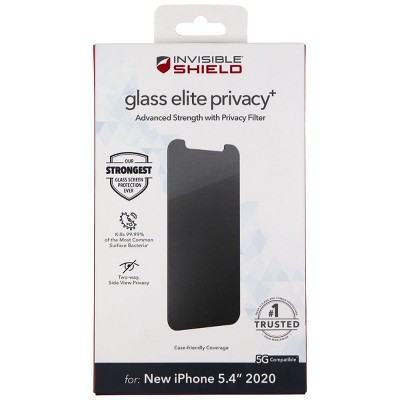 ZAGG InvisibleShield (Glass Elite Privacy+) for iPhone 12 mini - Tinted