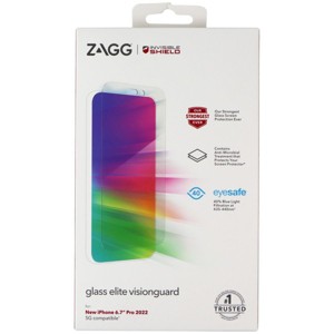 ZAGG InvisibleShield (Glass Elite VisionGuard) for iPhone 14 Pro Max - Clear - 1 of 1