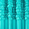 Circle Dream Window Curtain Panels Turquoise 54X95 Set - 3 of 4