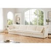 NicBex Couches for Living Room 4 Seater Deep Seat Comfy Sofa Couch Modern Corduroy Upholstered Slipcovered Sofa Couch, Cream - 2 of 4