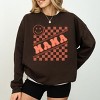 Simply Sage Market Mama Checkerboard Smiley Face Sweatshirt - 2 of 4
