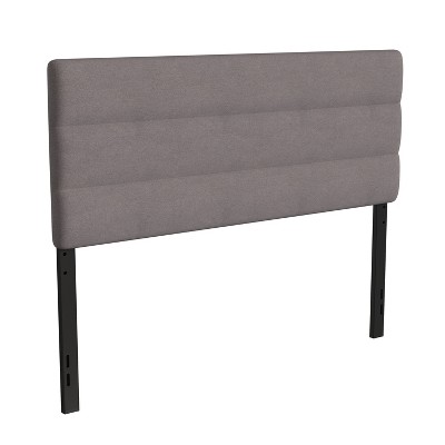 Emma And Oliver Modern Gray Fabric Upholstered Queen Headboard With ...