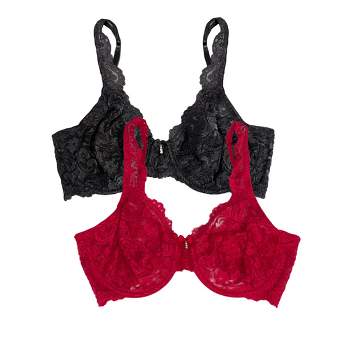 Smart & Sexy Smooth Lace T-shirt Bra Black Hue W/ Ballet Fever (smooth Lace)  40b : Target