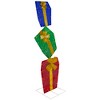 Northlight LED Lighted Stacked Tinsel Gift Boxes Outdoor Christmas Decoration - 48" - Warm White - 4 of 4