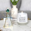 Pavilion Gift Company- May - 6.5" Angel Tealight Candle Holder Religion Faith Birthday Zodiac Taurus Gemini Birthstone Gift - 3 of 4