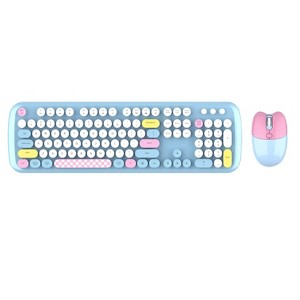 SAHARA - Wireless Keyboard & Mouse Combo - Silent Click, Colorful 104 Keys - 1 of 4