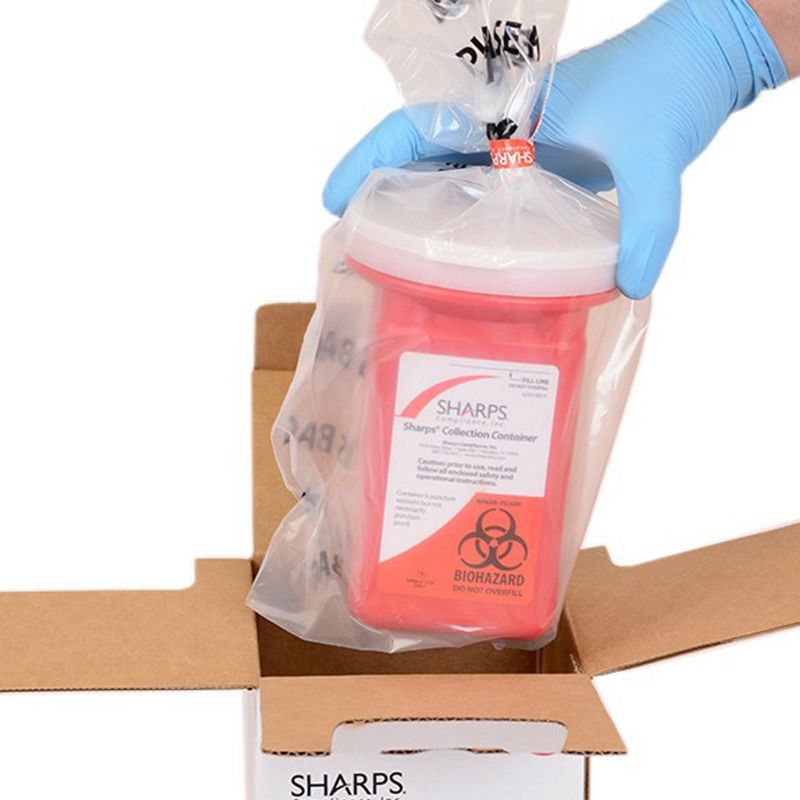 Sharps Recovery System Mailback Sharps Container 0.25 gal. Vertical Entry, 2 of 4