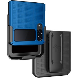Nakedcellphone Slim Case and Belt Clip Holster Combo for Samsung Galaxy Z Flip 4 (SM-F721, 2022) - 1 of 4
