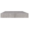 vidaXL Floating Wall Shelf Concrete Gray 19.7"x9.1"x1.5" MDF - 4 of 4