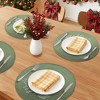 REGALWOVEN Farmhouse Placemats Set of 6 Woven Placemats Washable Kitchen Table Mat for Dining Table Decor and Holiday Party - 2 of 4