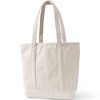 Lands' End Open Top Long Handle Canvas Tote Bag - 3 of 4