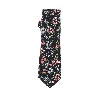 bar III Mens Spring Floral Skinny Self-tied Necktie - 1 of 1