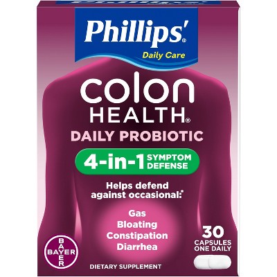 TargetPhillips' Probiotic Colon Health Digestive Health Daily Supplement Capsules