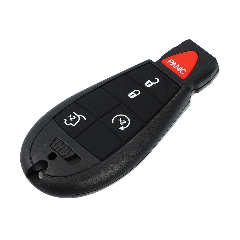 Unique Bargains 5 Button Replacement Key Fob Case Keyless Entry Remote Key Shell Cover for Jeep Grand Cherokee Commander with Blade No Chip Black 1 Pc, 1 of 6