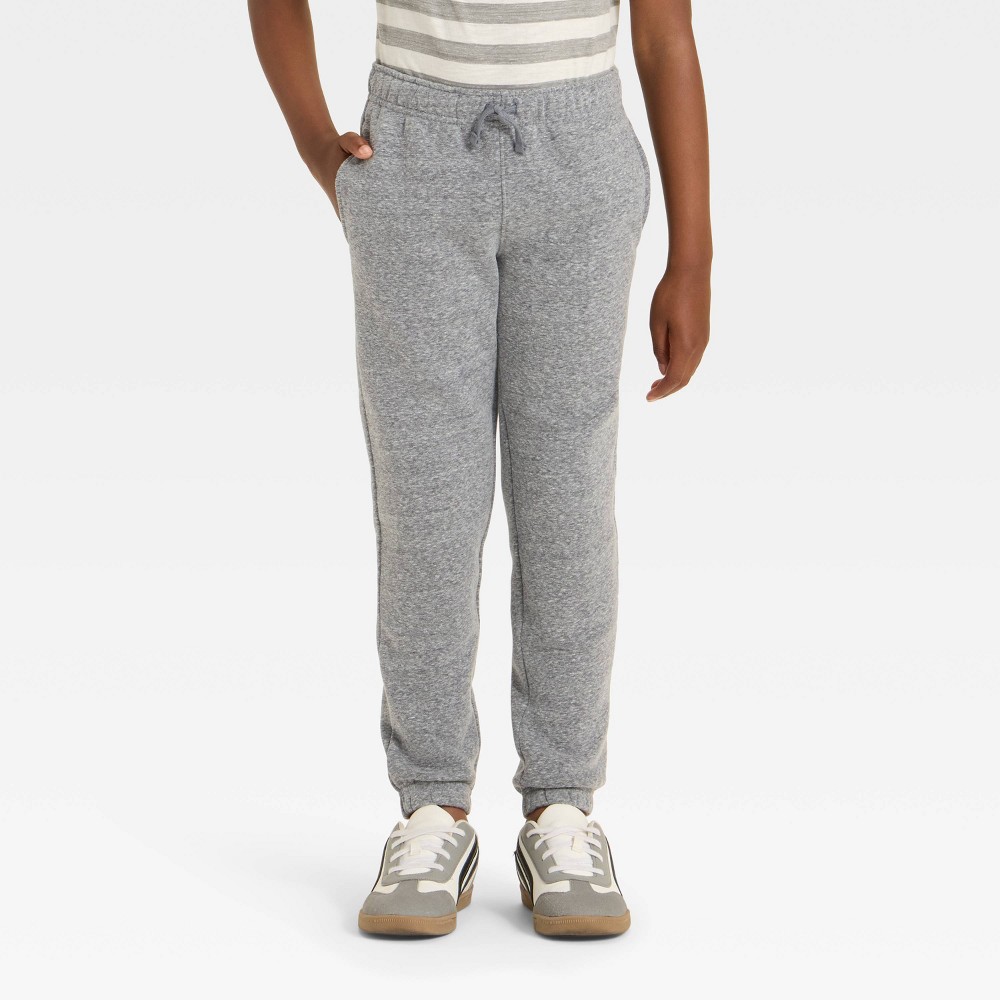 Boys' Pull-On Fleece Sweatpants - Cat & Jack™ Charcoal XS