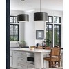 Urban Ambiance Luxury Transitional Indoor Pendant,  10''H x 18-1/8"W x 18-1/8''D,  Brushed Nickel;Matte Black;Vintage Brass Finish, UHP4710 - 2 of 4