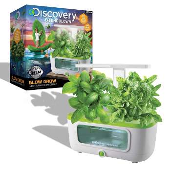 Wenzhuo Light up Terrarium Kit for Kids with LED Light on Lid - Stem Plant  Educational Toys - DIY Your own Mini Garden in a