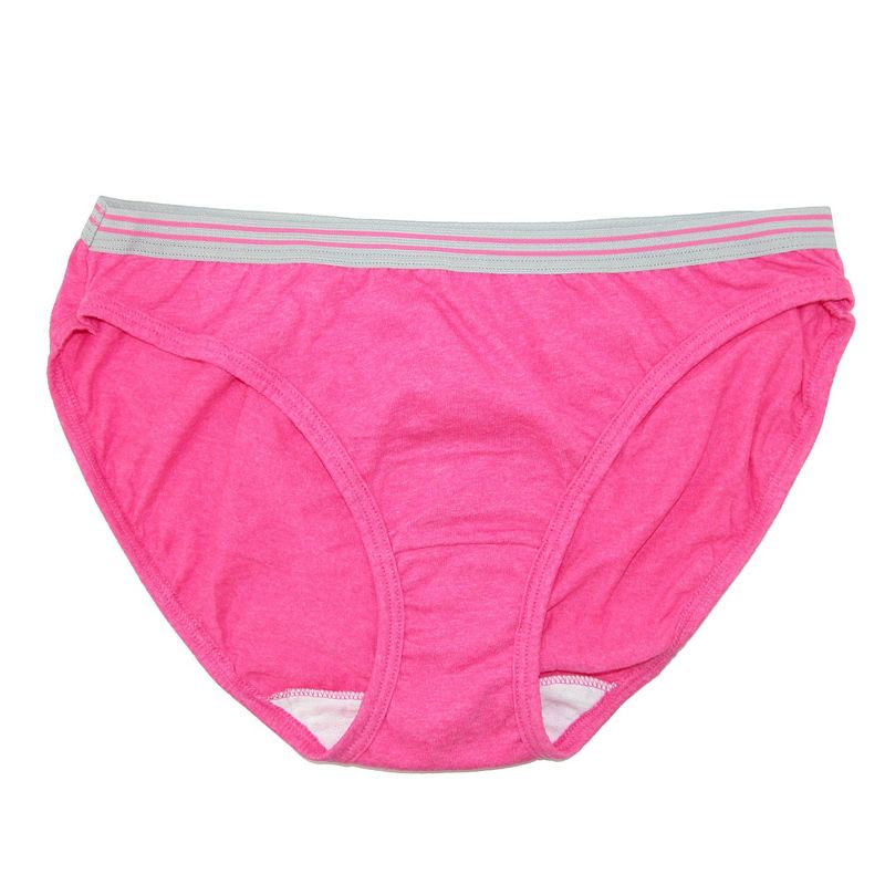Fruit of the Loom Women's Heathered Bikini Underwear (Pack of 6), 3 of 4