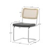Set of 4/Set of 2 Accent Dining Chair, Rattan Chair for Dining room, Living room-ModernLuxe - 3 of 4