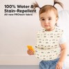 KeaBabies 3pk Presto Baby Bibs Waterproof with Food Catcher, Lightweight Toddler Bibs for Eating - 2 of 4