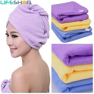 Evertone Microfiber Hair Towels for Quick Dry Hair 4 Pack - 1 of 3